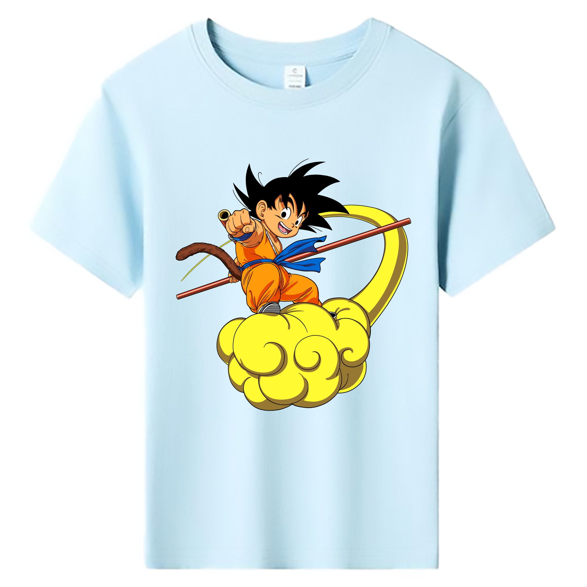 （画像用） ドラゴンボール 孫悟空（そん ごくう）Son Goku カカロット DRAGON BALL Kakarotto 綿100％キッズTシャツ（フロントプリント）